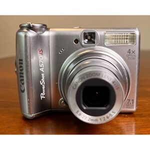 Canon PowerShot A570 IS 7.1MP Digital Camera w/Case